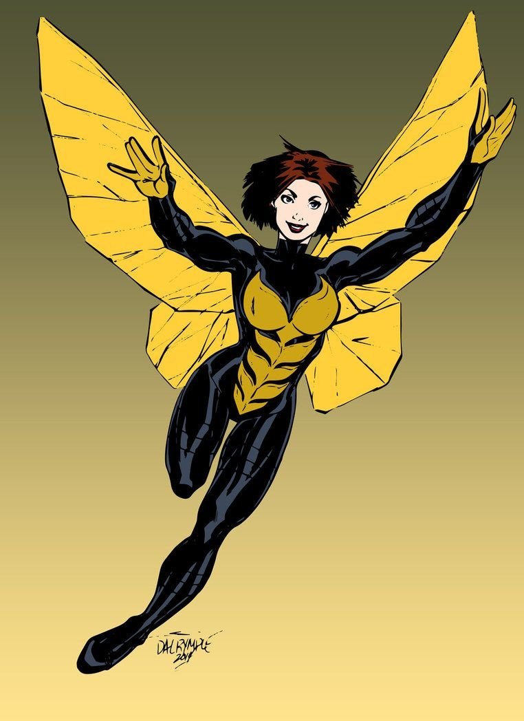 Download Janet Van Dyne Wasp (Marvel Comics) Comic Art