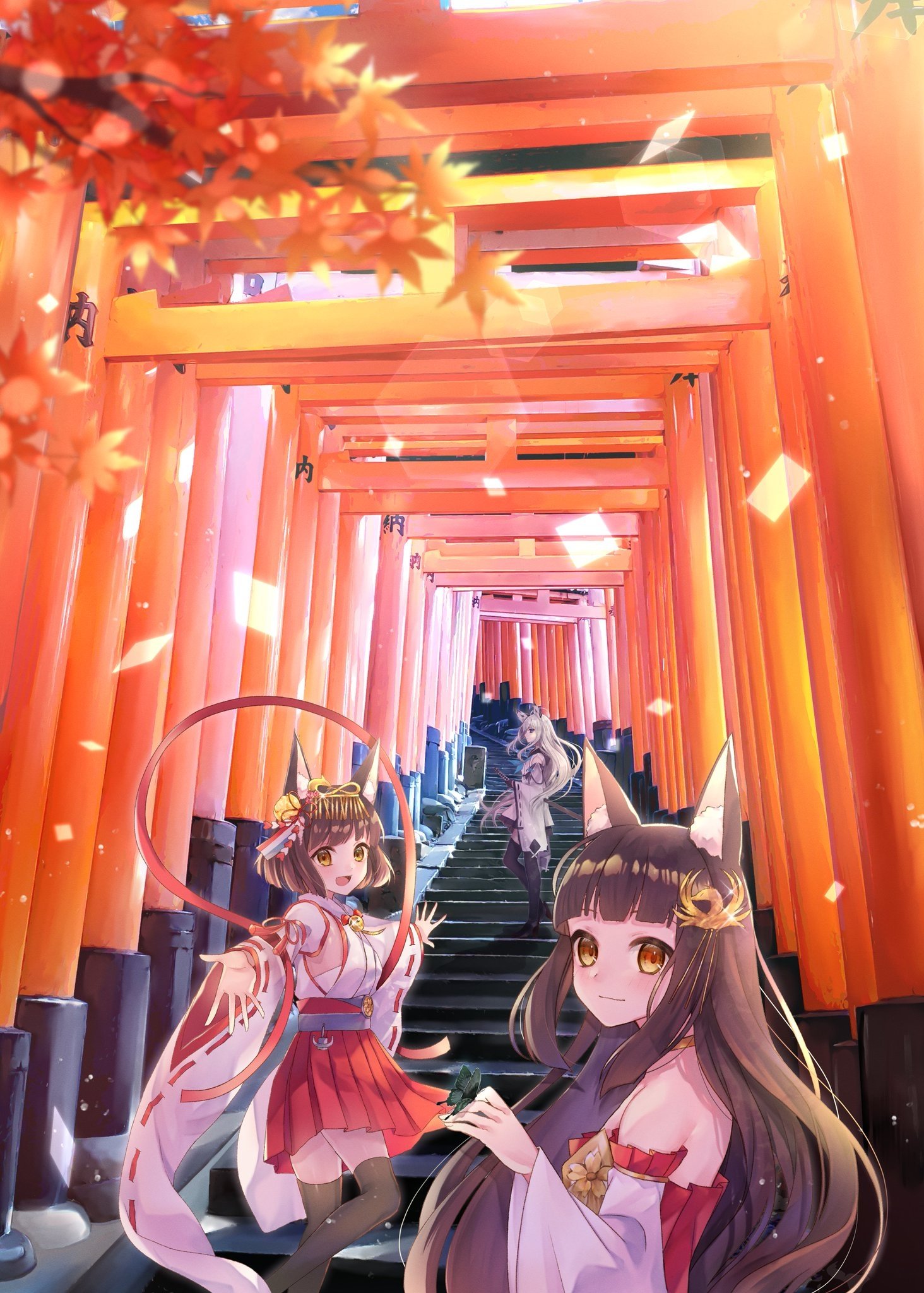 Download Kawakaze (Azur Lane) Mutsu (Azur Lane) Nagato (Azur Lane) Anime Azur Lane Art