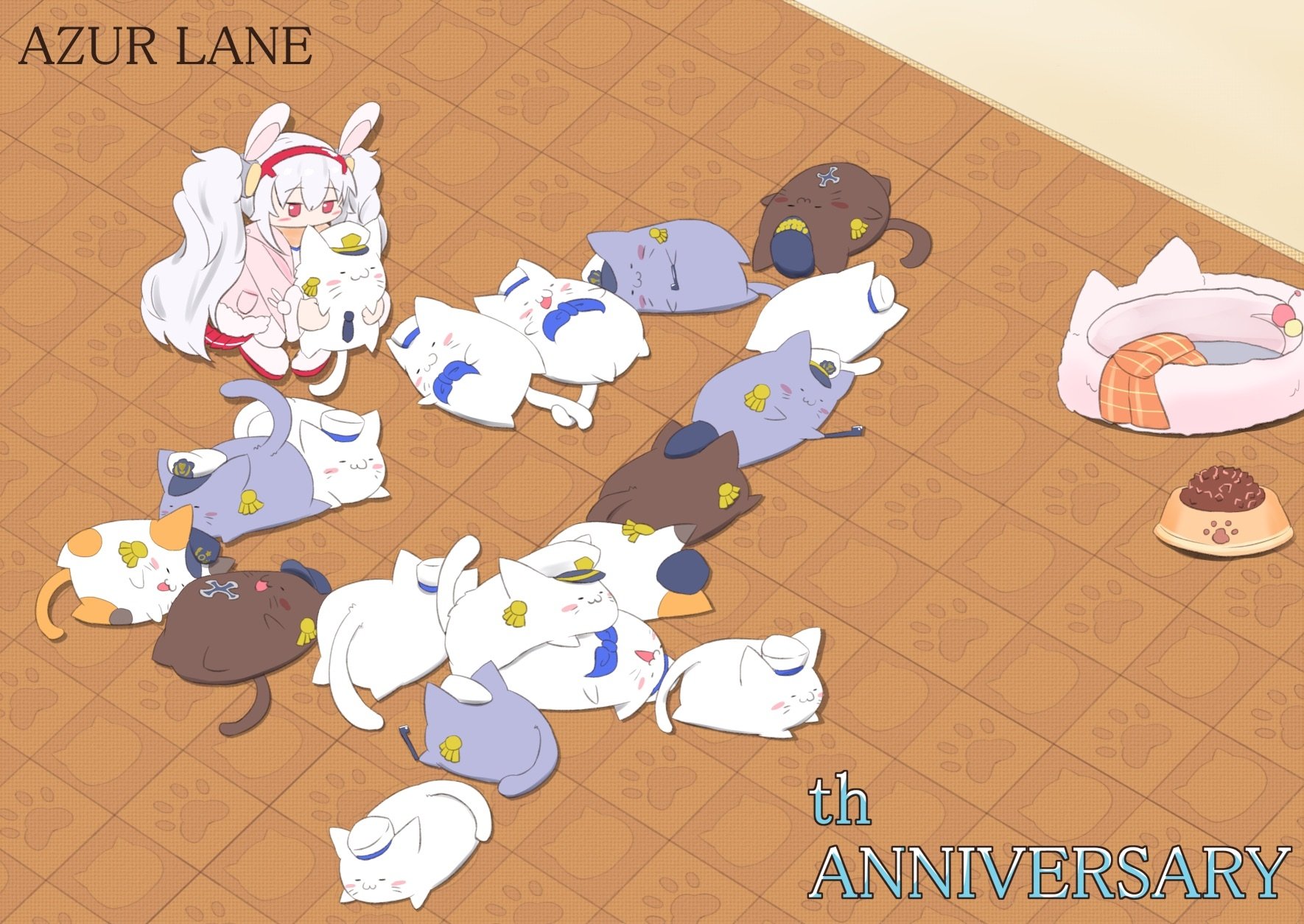 Download Meowfficers (Azur Lane) Laffey (Azur Lane) Anime Azur Lane Art