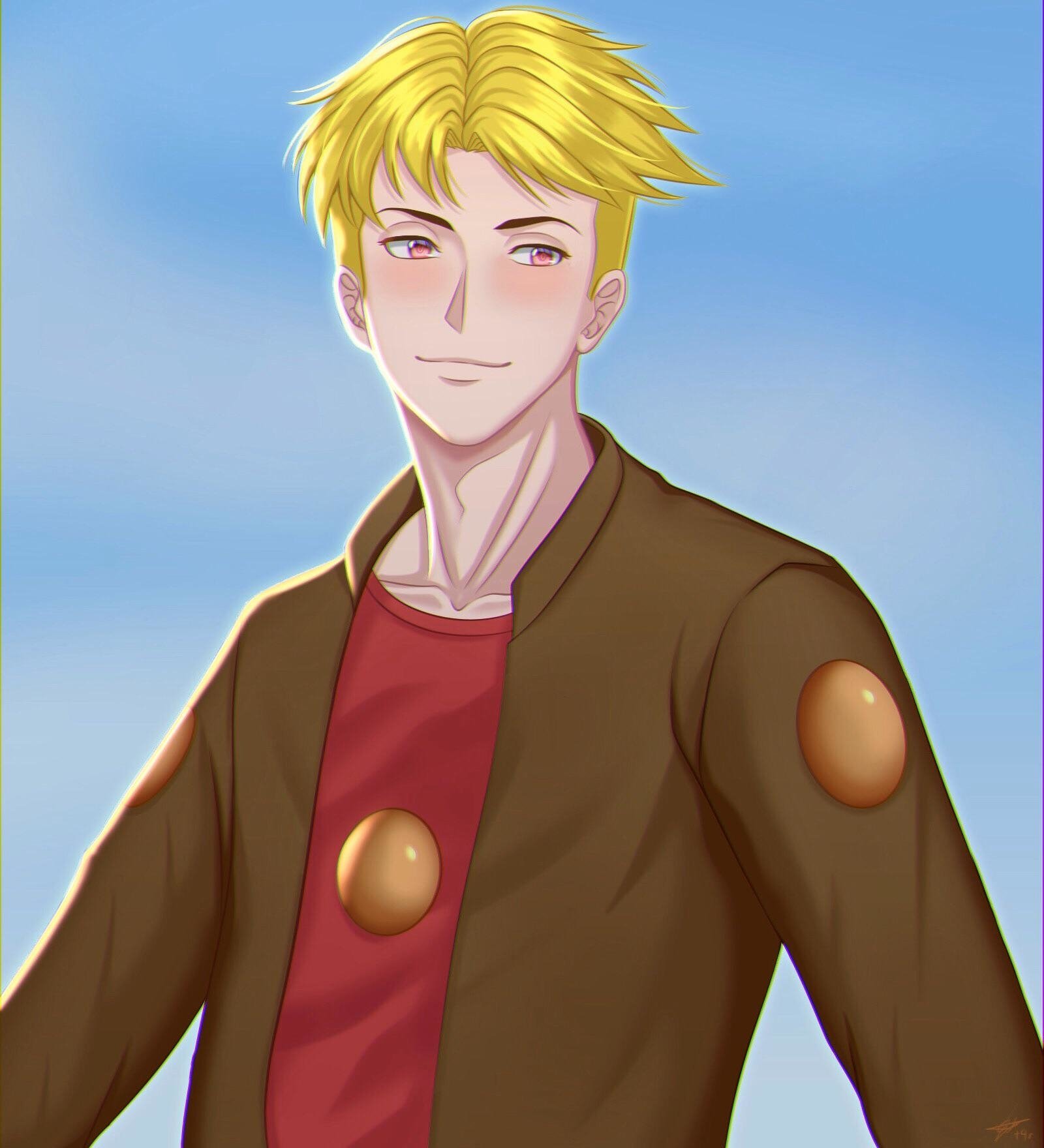 Download Jacket Blonde Gary Goodspeed TV Show Final Space Art