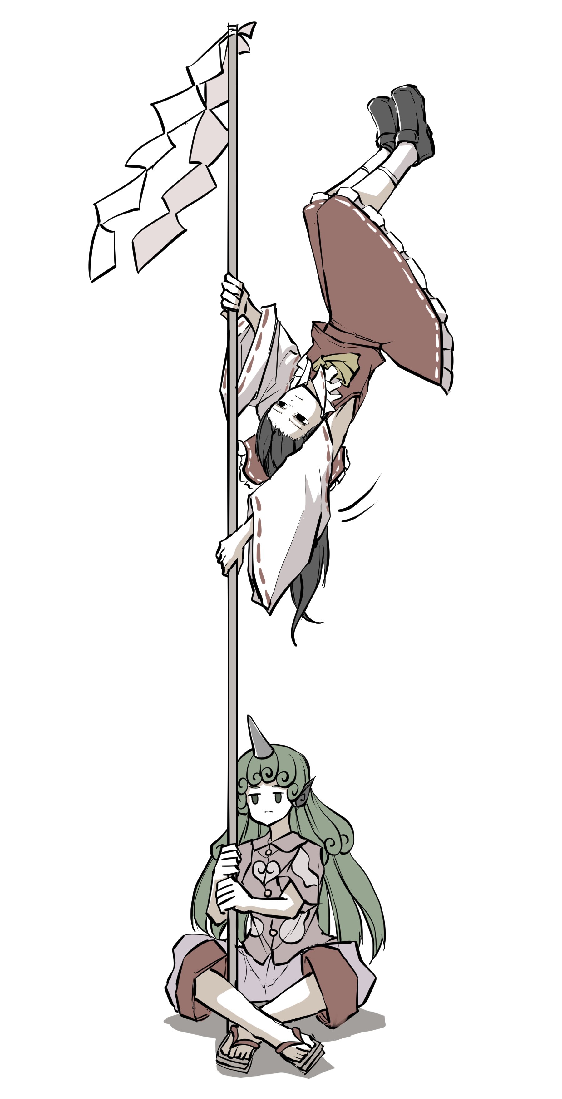 Download Reimu Hakurei Aunn Komano Anime Touhou Art