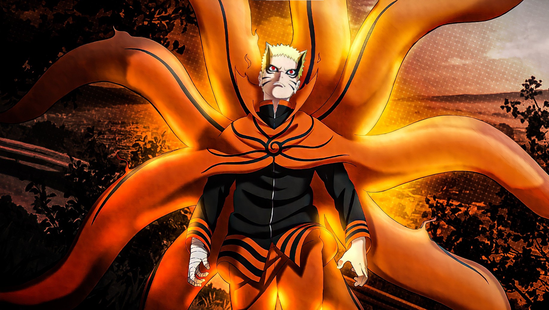 Download Naruto Uzumaki Baryon Mode (Naruto) Anime Boruto Art by DGR2001