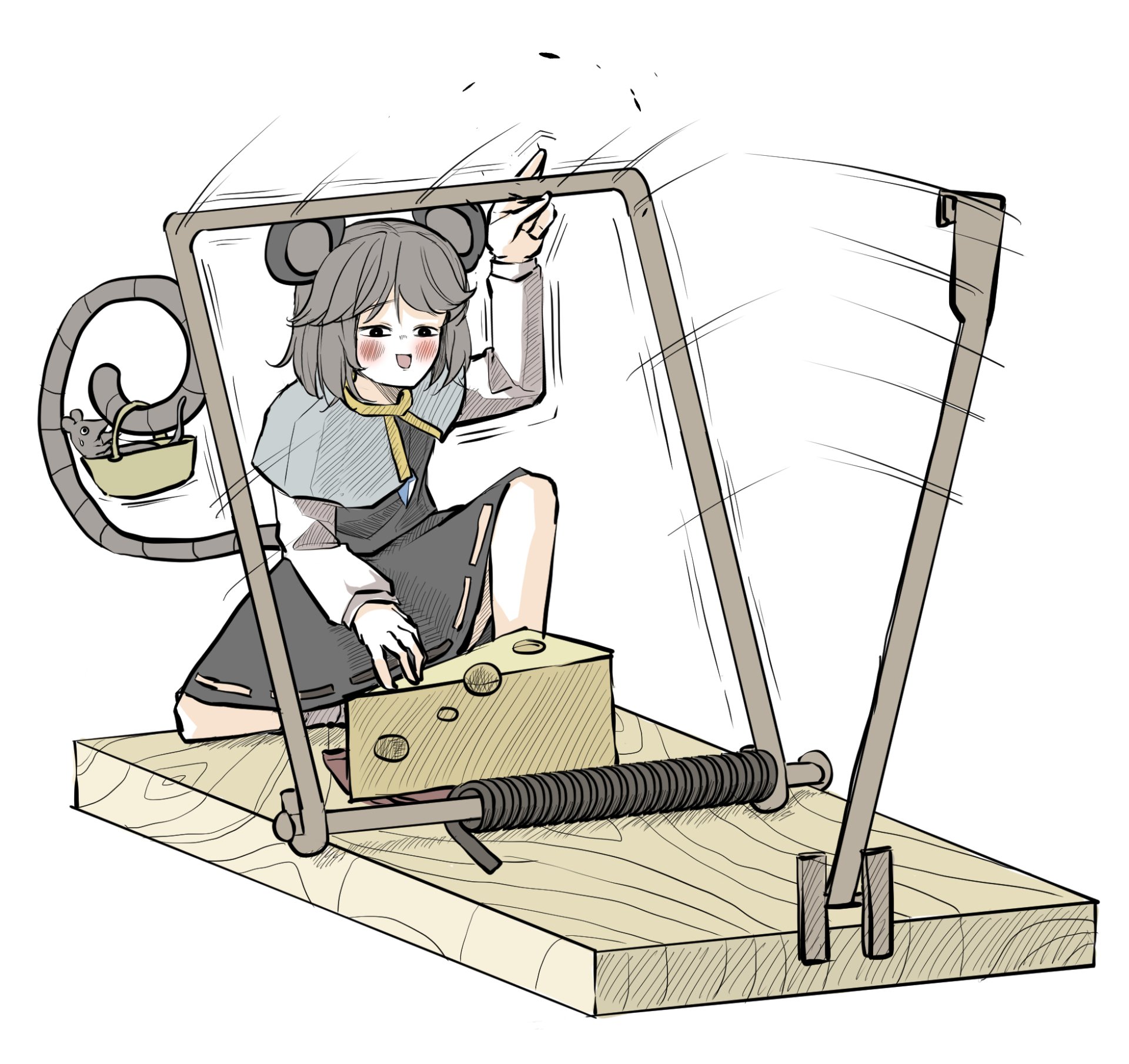 Download Nazrin (Touhou) Anime Touhou Mousetrap Art
