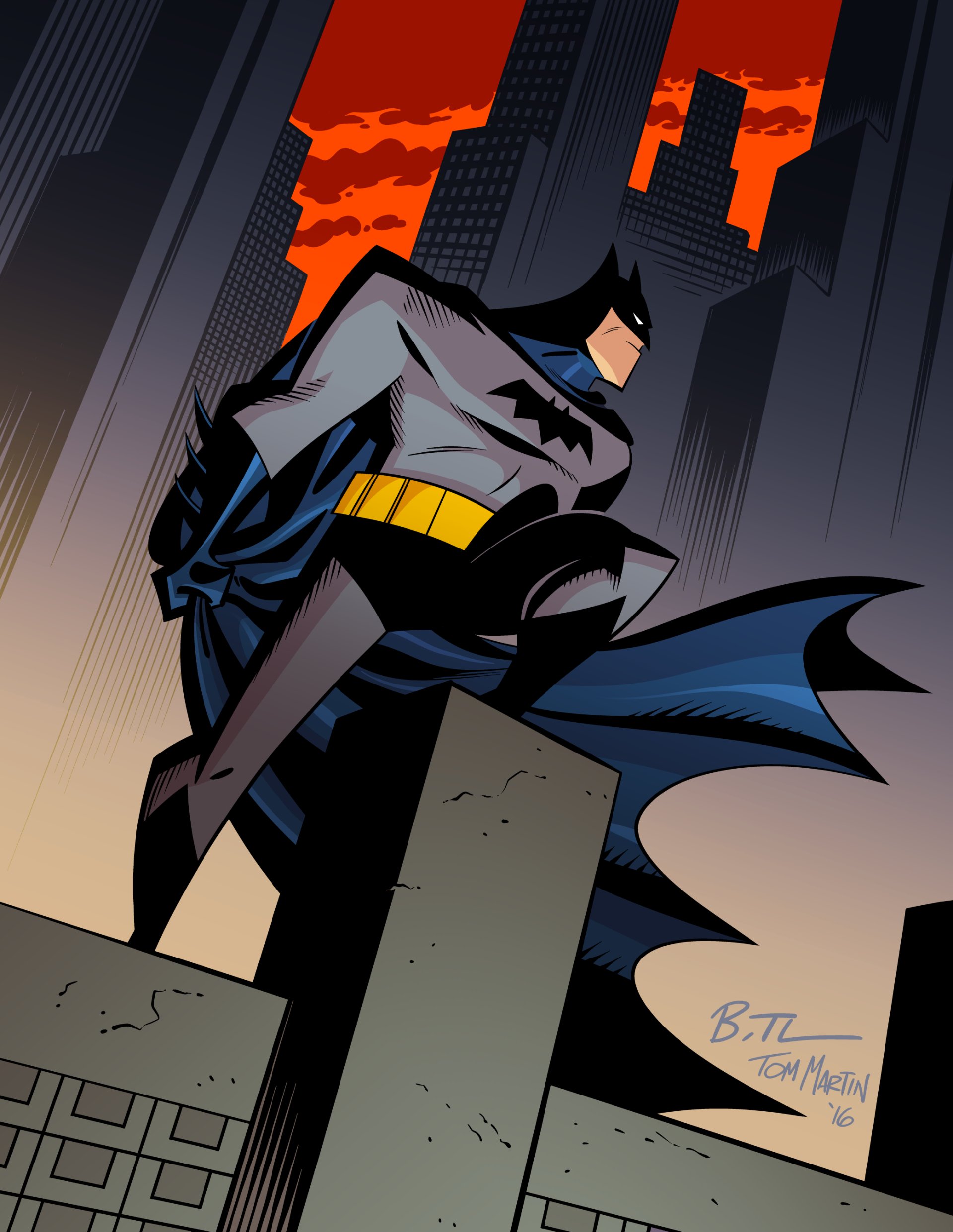 Download Batman TV Show Batman: The Animated Series Art