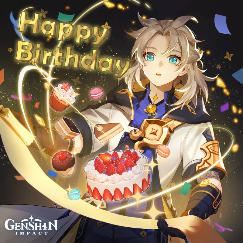 Happy Birthday Albedo (Genshin Impact) video game Genshin Impact Image