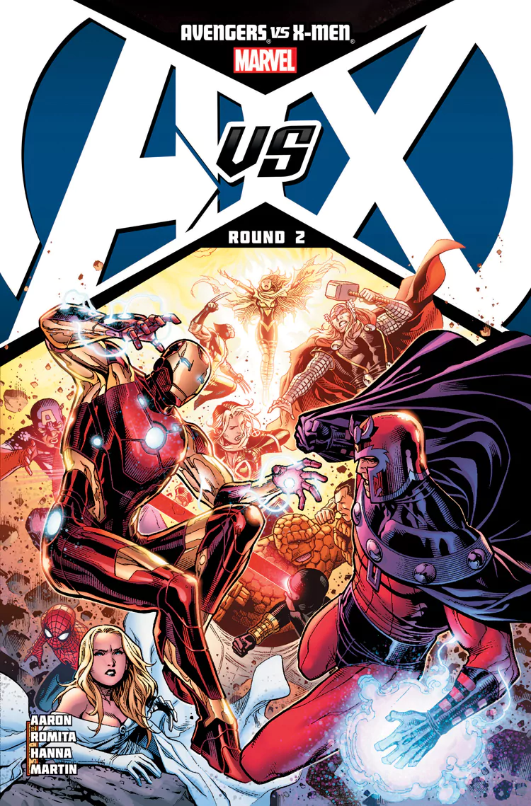 Namor the Sub-Mariner Hope Summers Wolverine Thing (Marvel Comics) Captain America Thor spider man Cyclops (Marvel Comics) Emma Frost Rogue (Marvel Comics) Magneto (Marvel Comics) Iron Man Comic avengers vs. X-Men Image