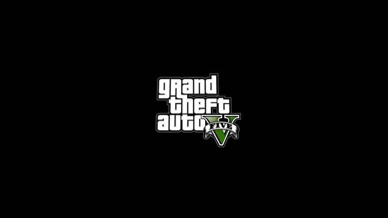 logo video game Grand Theft Auto V Image