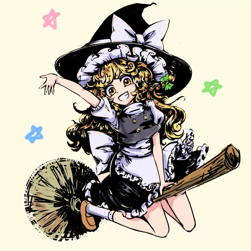 Marisa Kirisame Anime Touhou Image