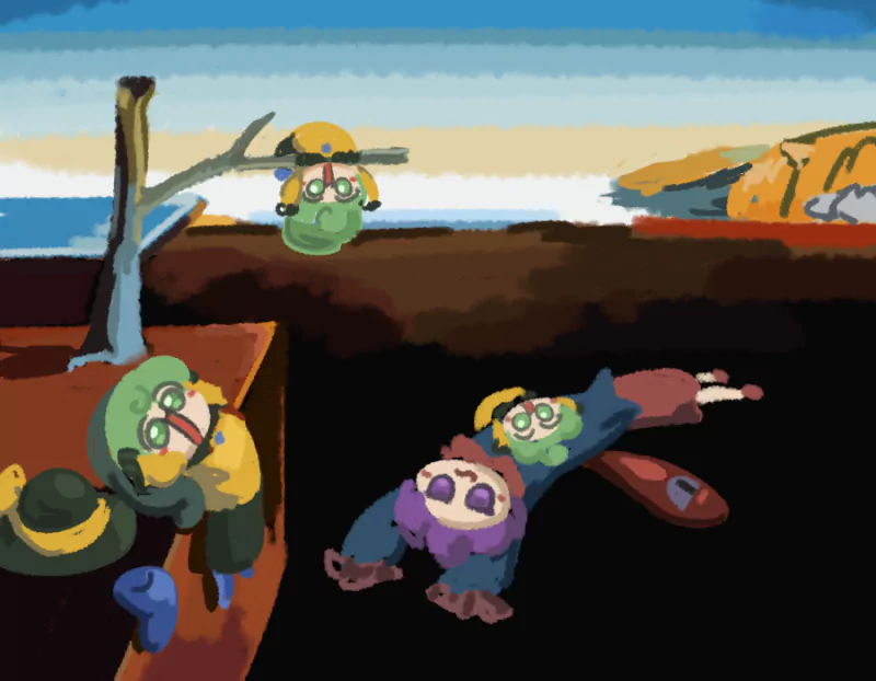  The Persistence of Memory by ぬめのこ