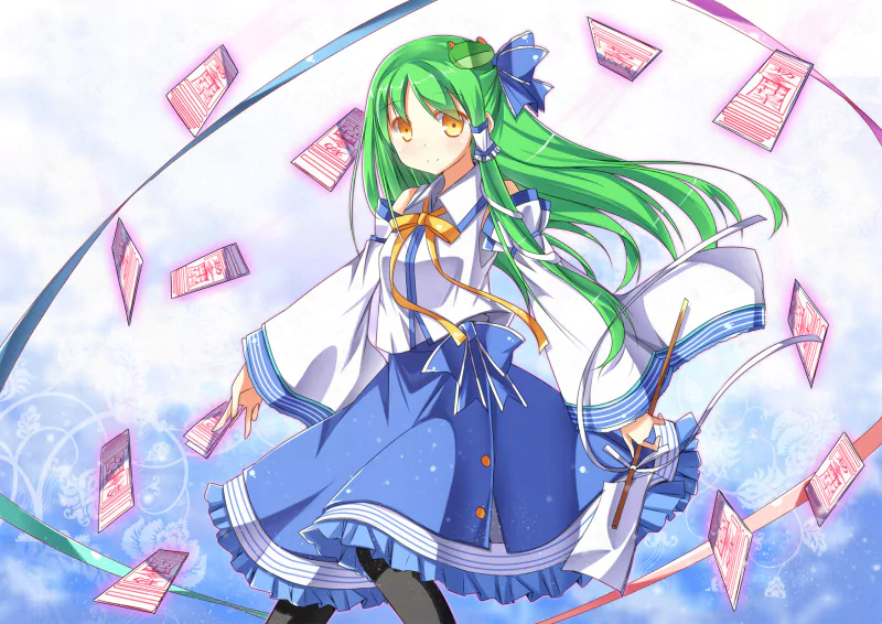 Sanae Kochiya Anime Touhou Image
