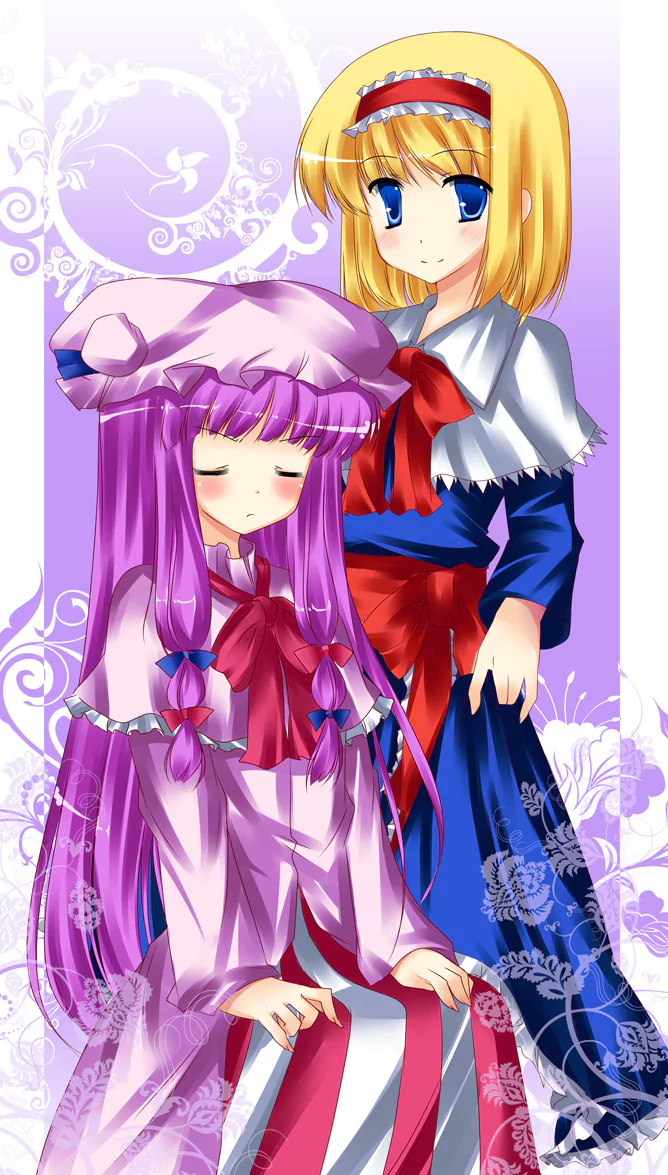 Alice Margatroid Patchouli Knowledge Anime Touhou Image