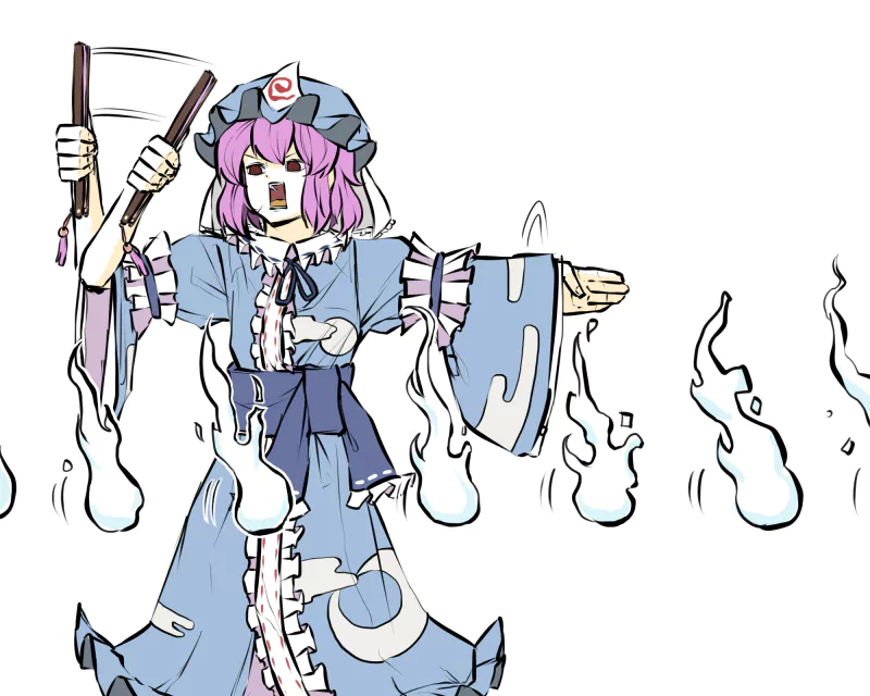Yuyuko Saigyouji Anime Touhou Image
