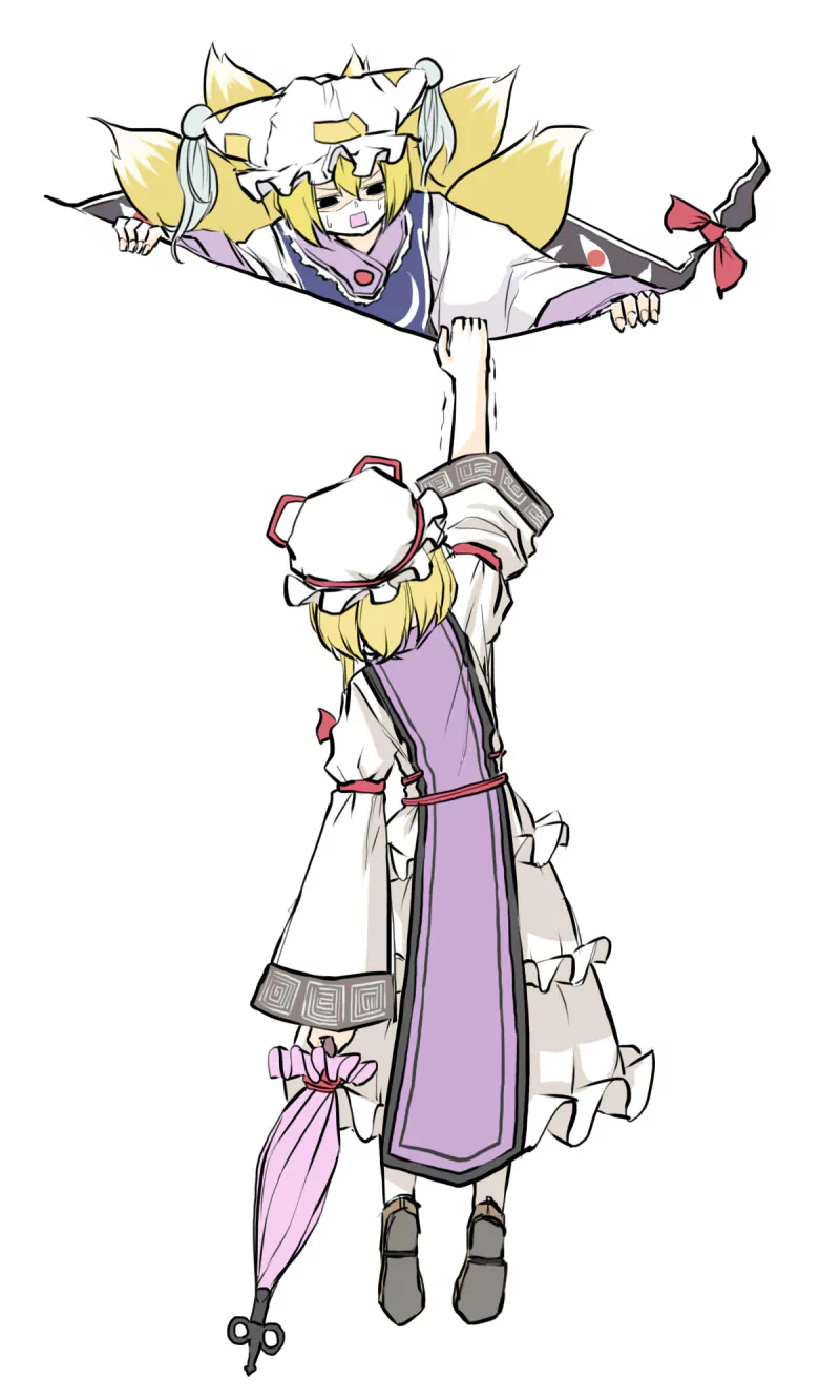 Yukari Yakumo Ran Yakumo Anime Touhou Image