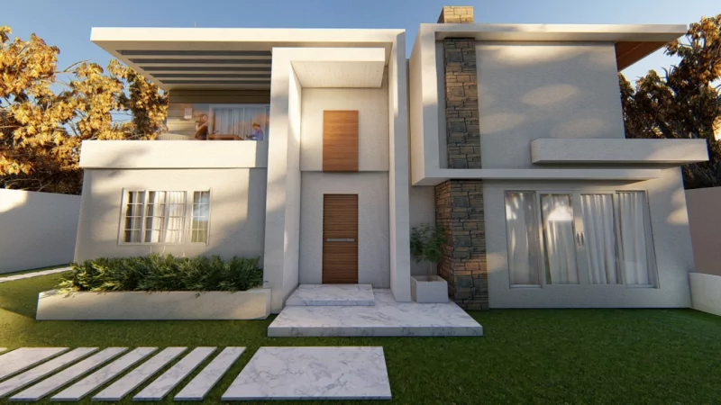  Villa Front view Lumion 11 render <3