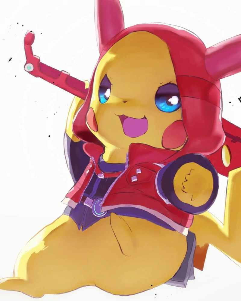 Pikachu Shulk (Xenoblade) video game crossover Image
