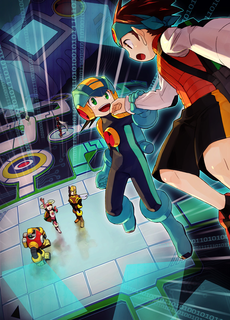 Mega Man Battle Network Art by SAKINO