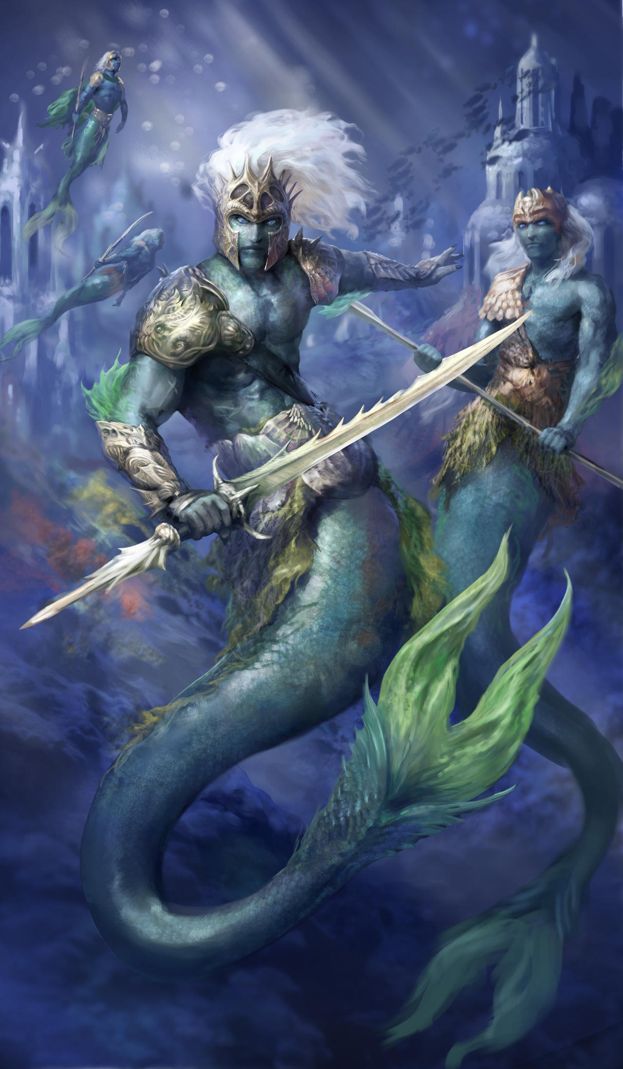 Fantasy Mermaid Art by Herckeim