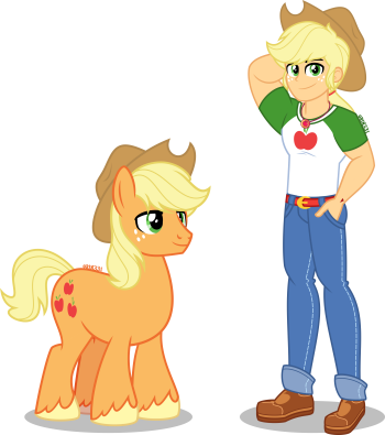 Download Genderbend Applejack (My Little Pony) TV Show My