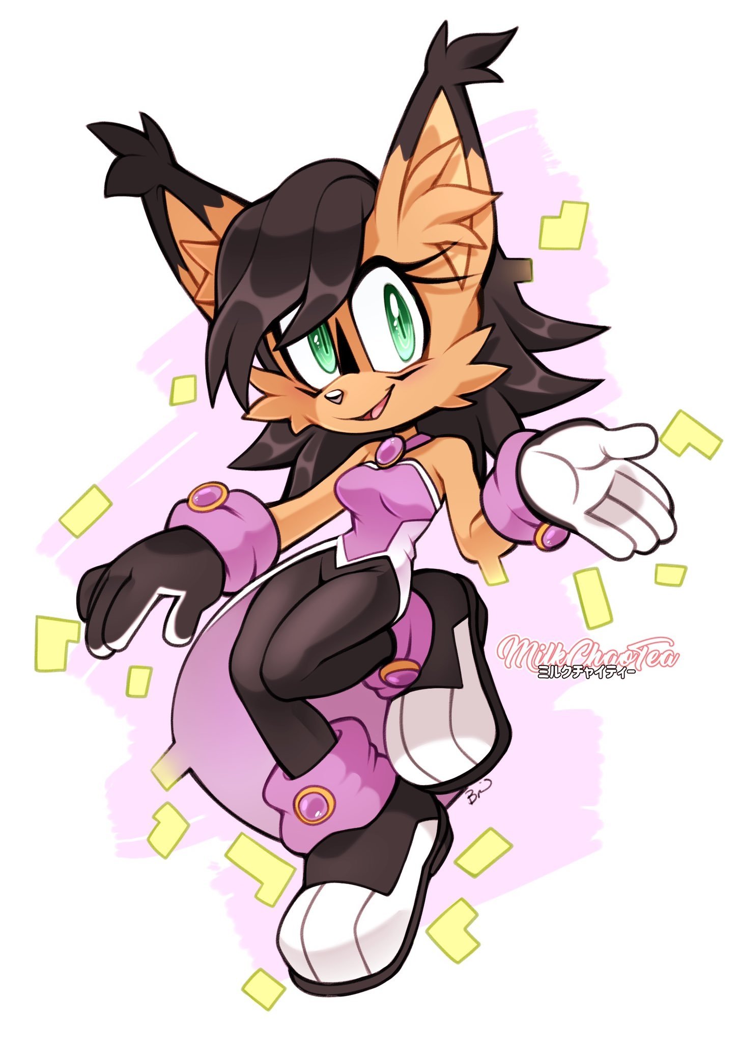 Download Nicole The Holo Lynx Comic Sonic The Hedgehog Art