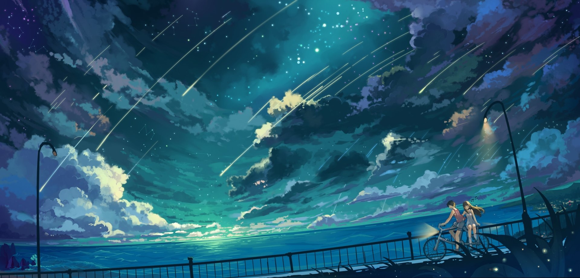 Download Anime Sky Sky Anime Art