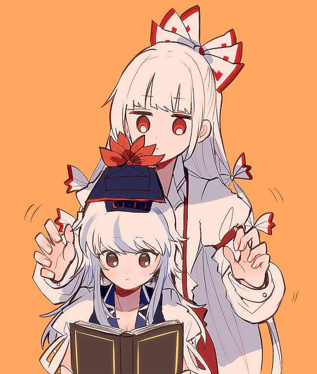 Download Keine Kamishirasawa Fujiwara No Mokou Anime Touhou Art