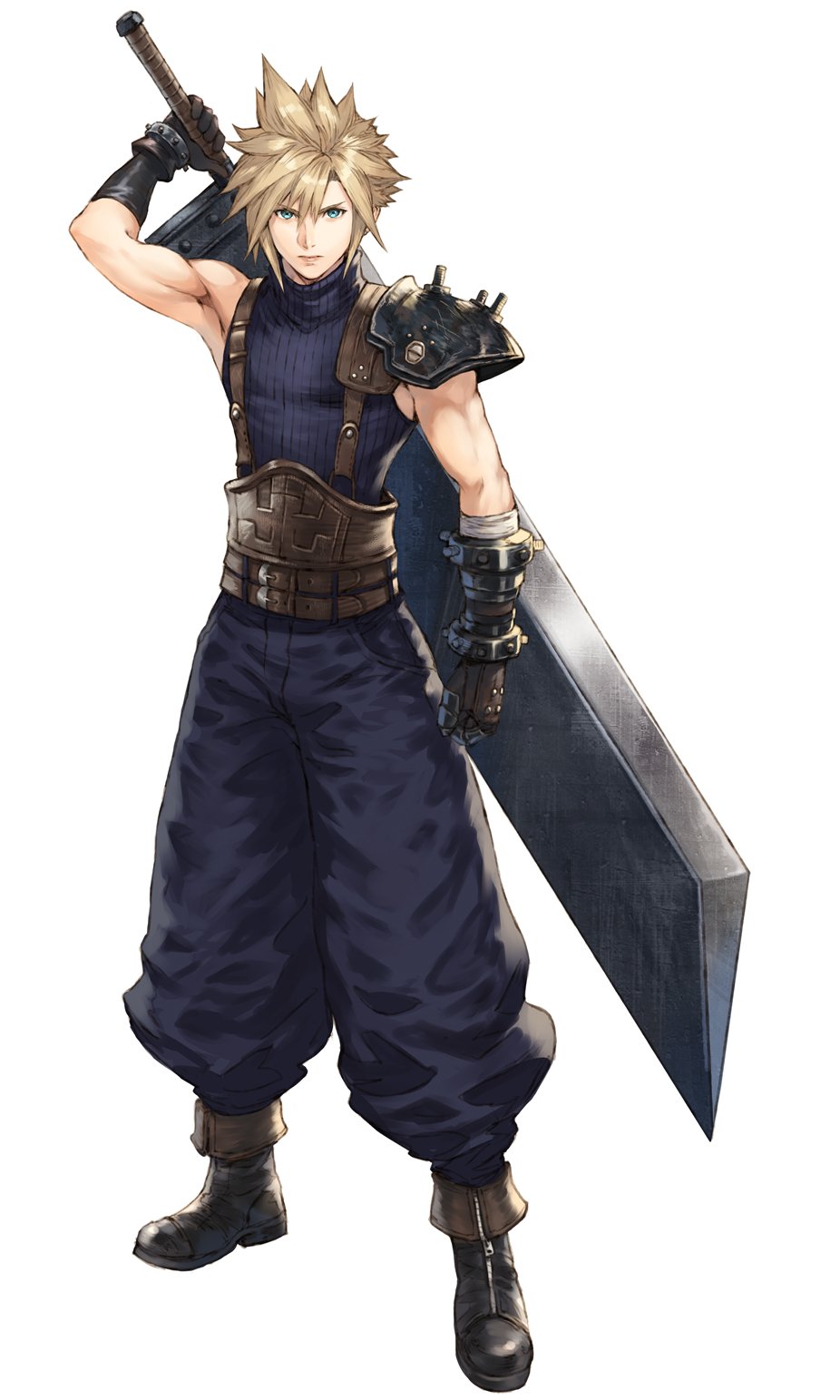 Download Cloud Strife Video Game Final Fantasy VII Remake Art