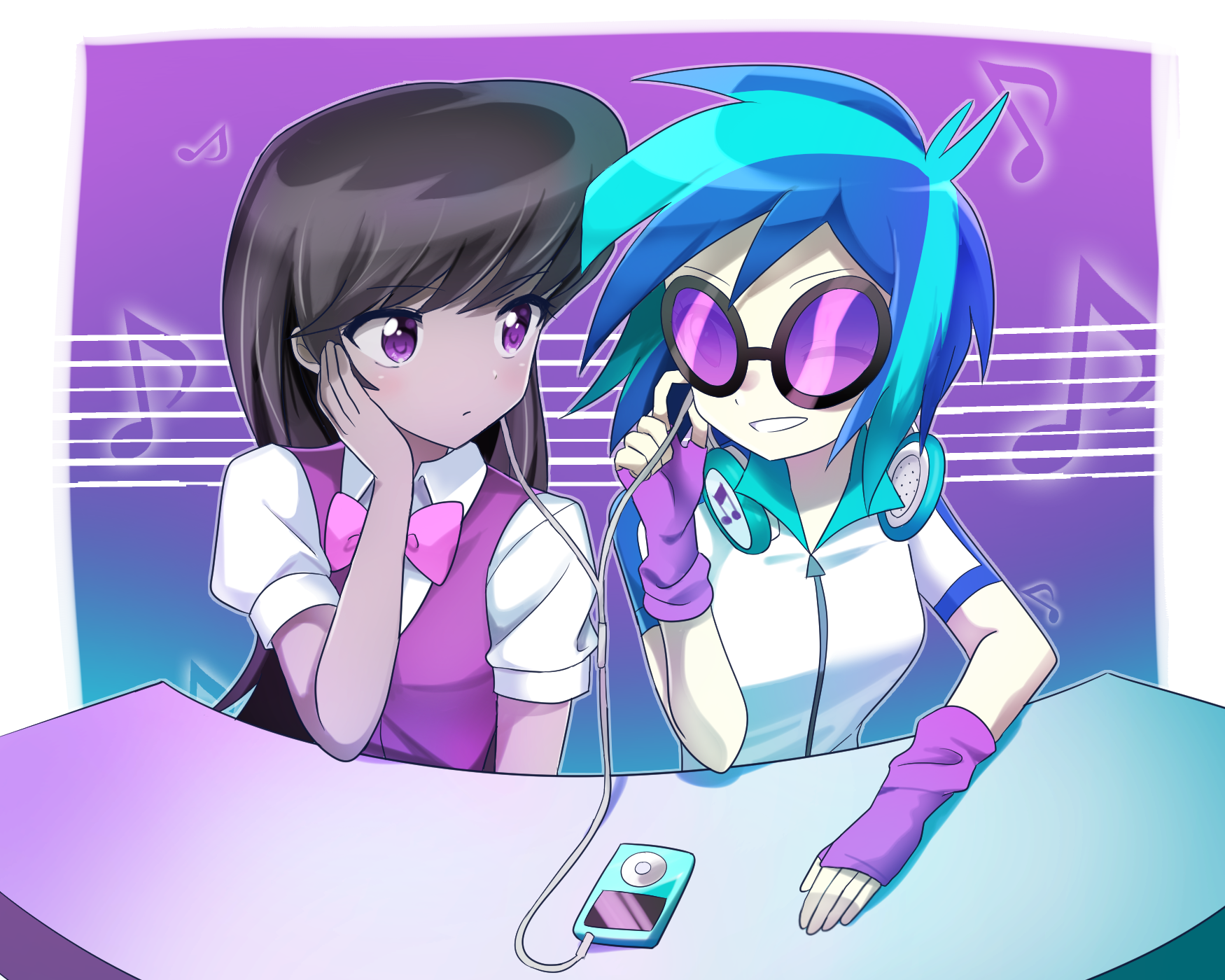 Download Octavia Melody DJ Pon-3 TV Show My Little Pony: Equestria Girls Art
