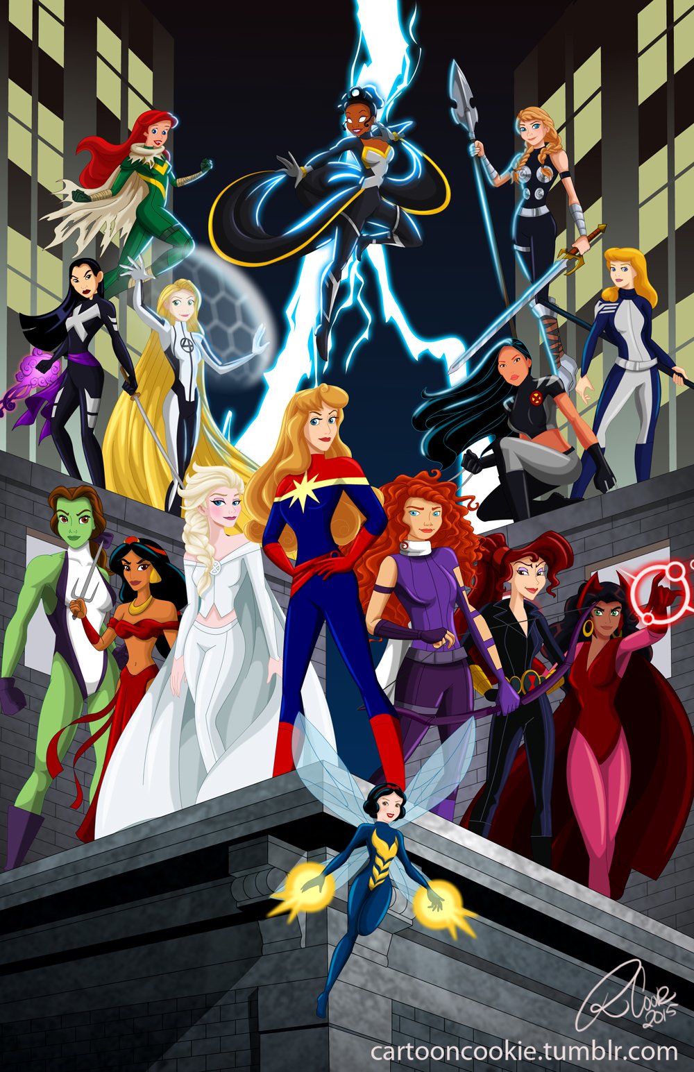 Download Comic Crossover Art