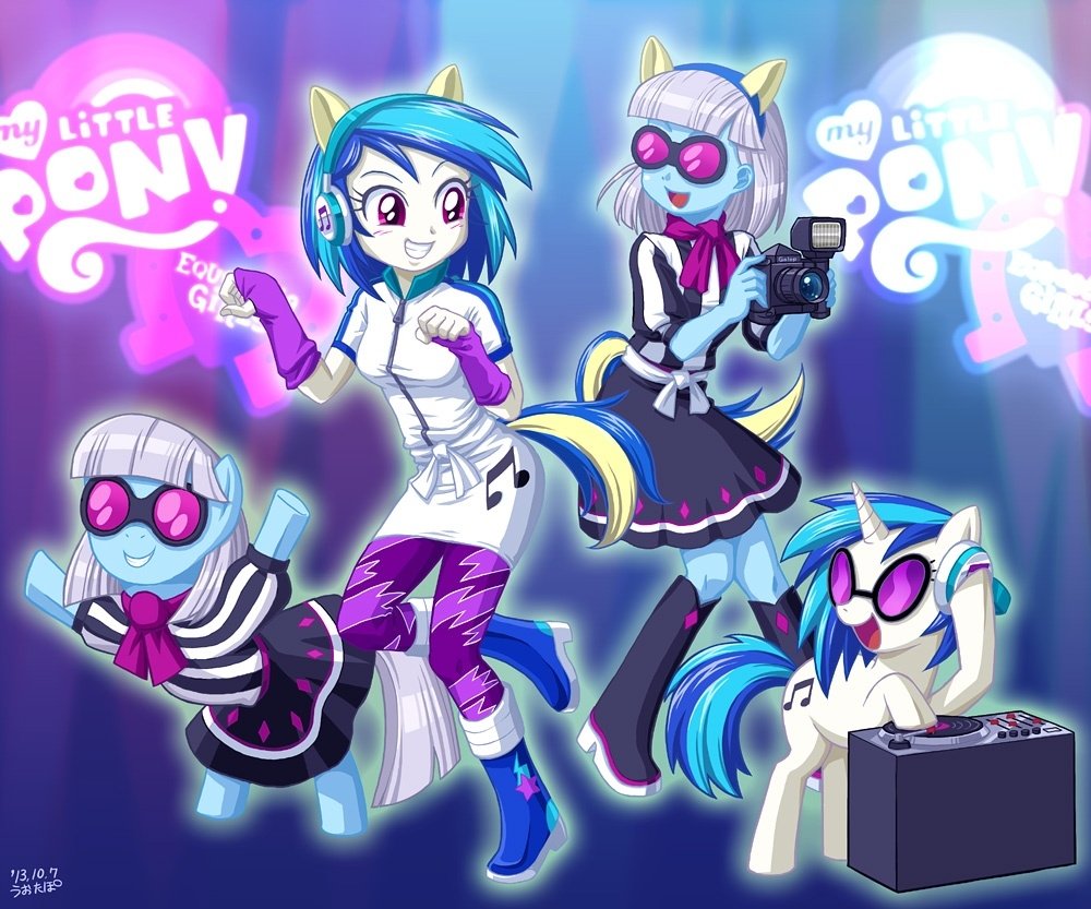Download Photo Finish (My Little Pony) DJ Pon-3 Movie My Little Pony: Equestria Girls Art