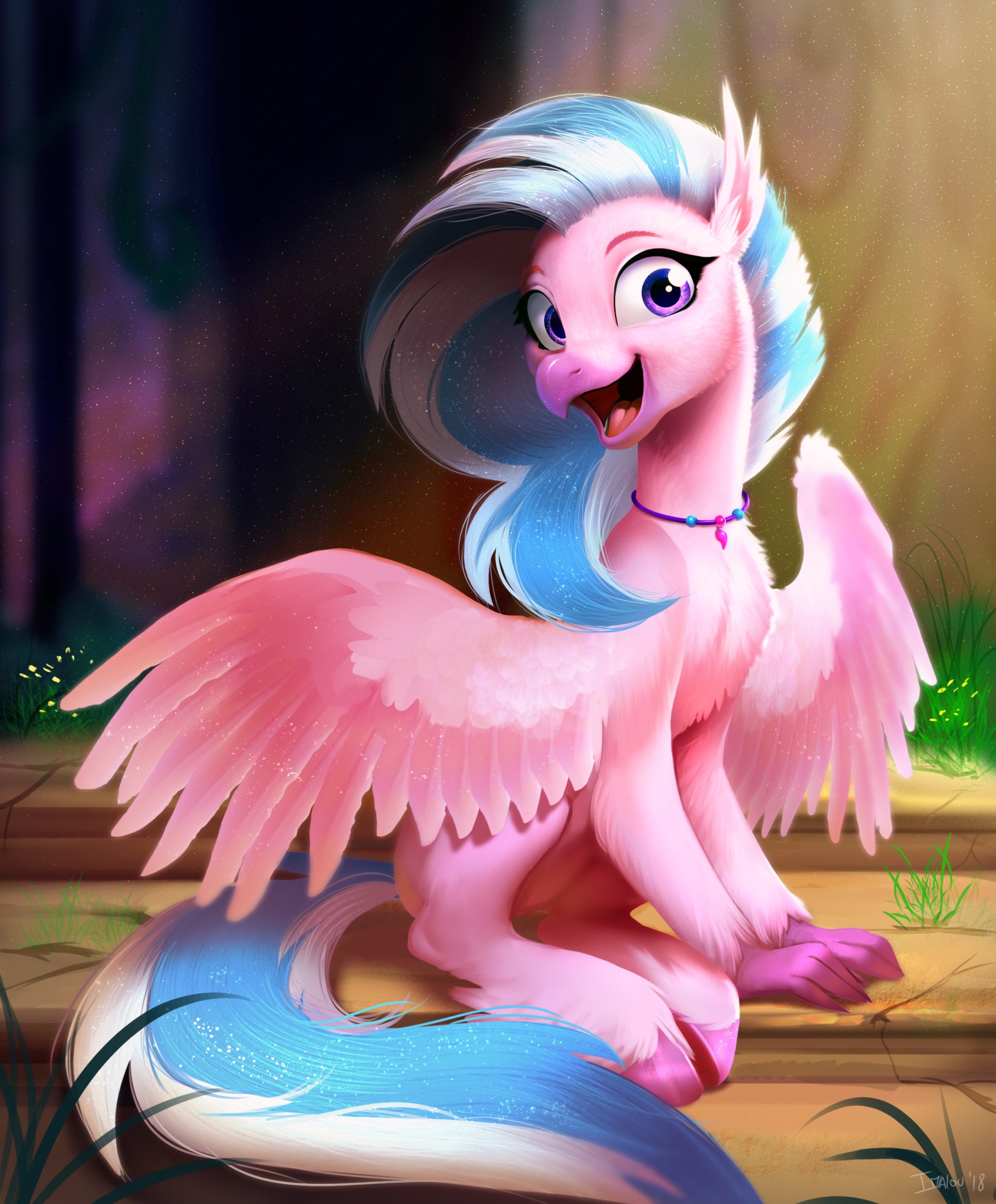 Download Hippogriff Silverstream (My Little Pony: Friendship Is Magic) TV Show My Little Pony: Friendship Is Magic Art