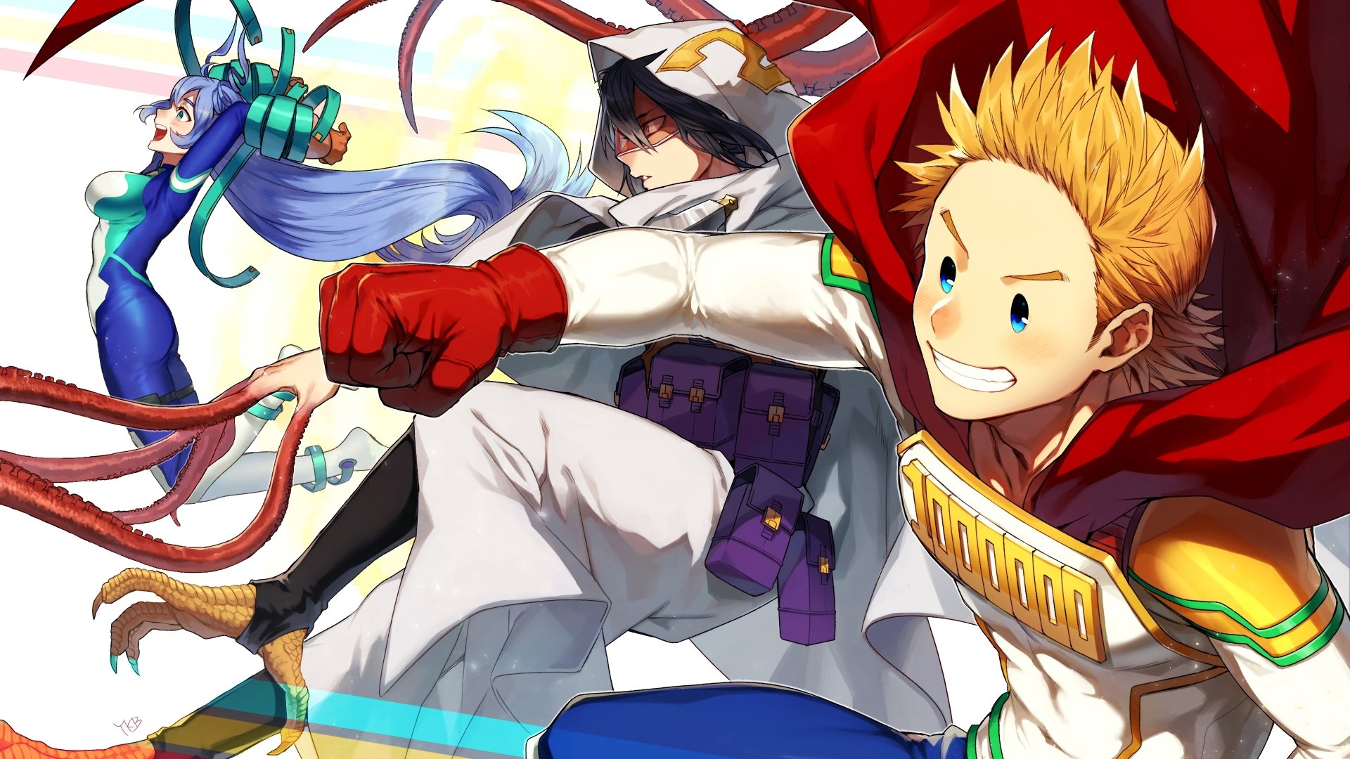 Download Tamaki Amajiki Mirio Togata Nejire Hado Anime My Hero Academia Art