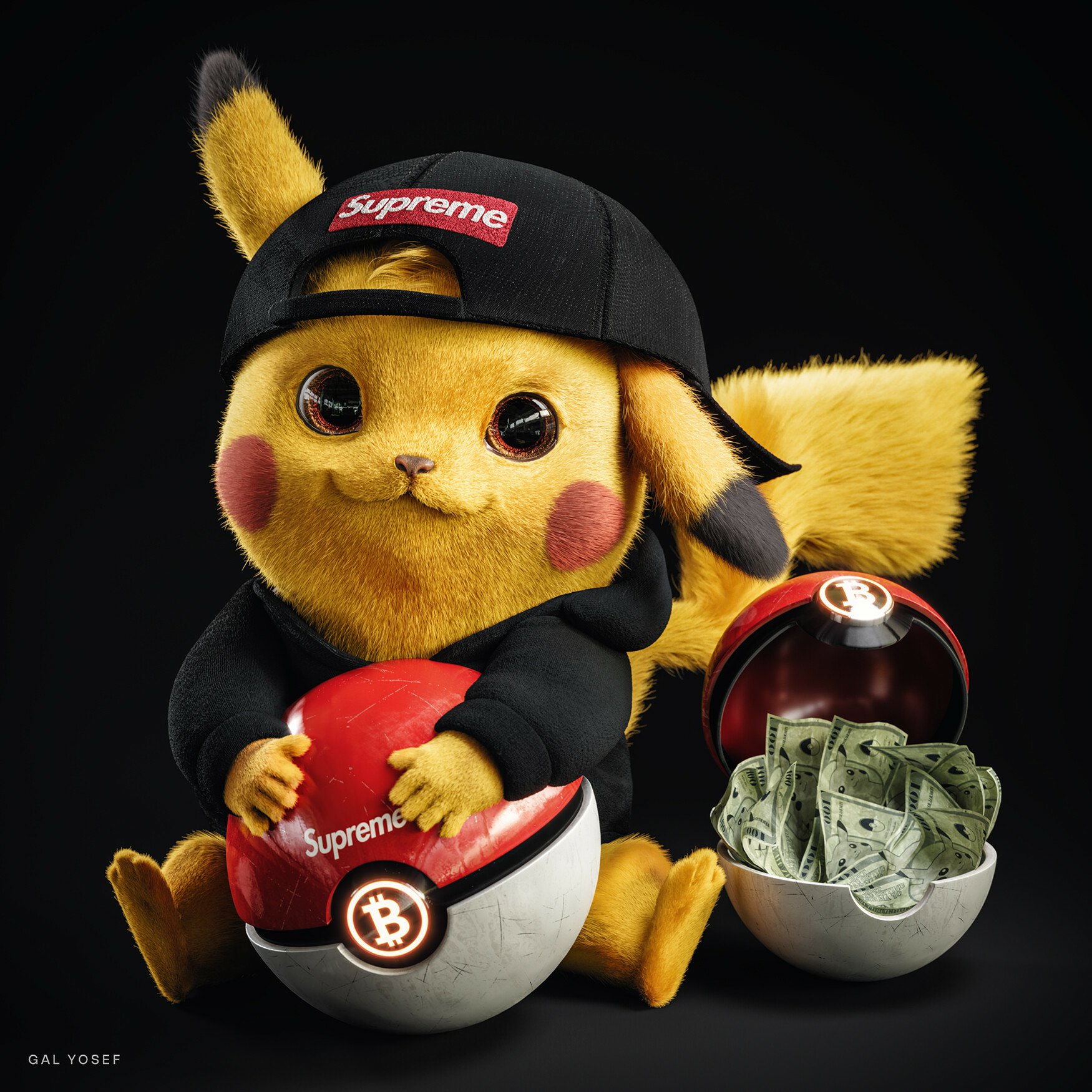 Download Pokeball Cute Pikachu Video Game Pokemon Art