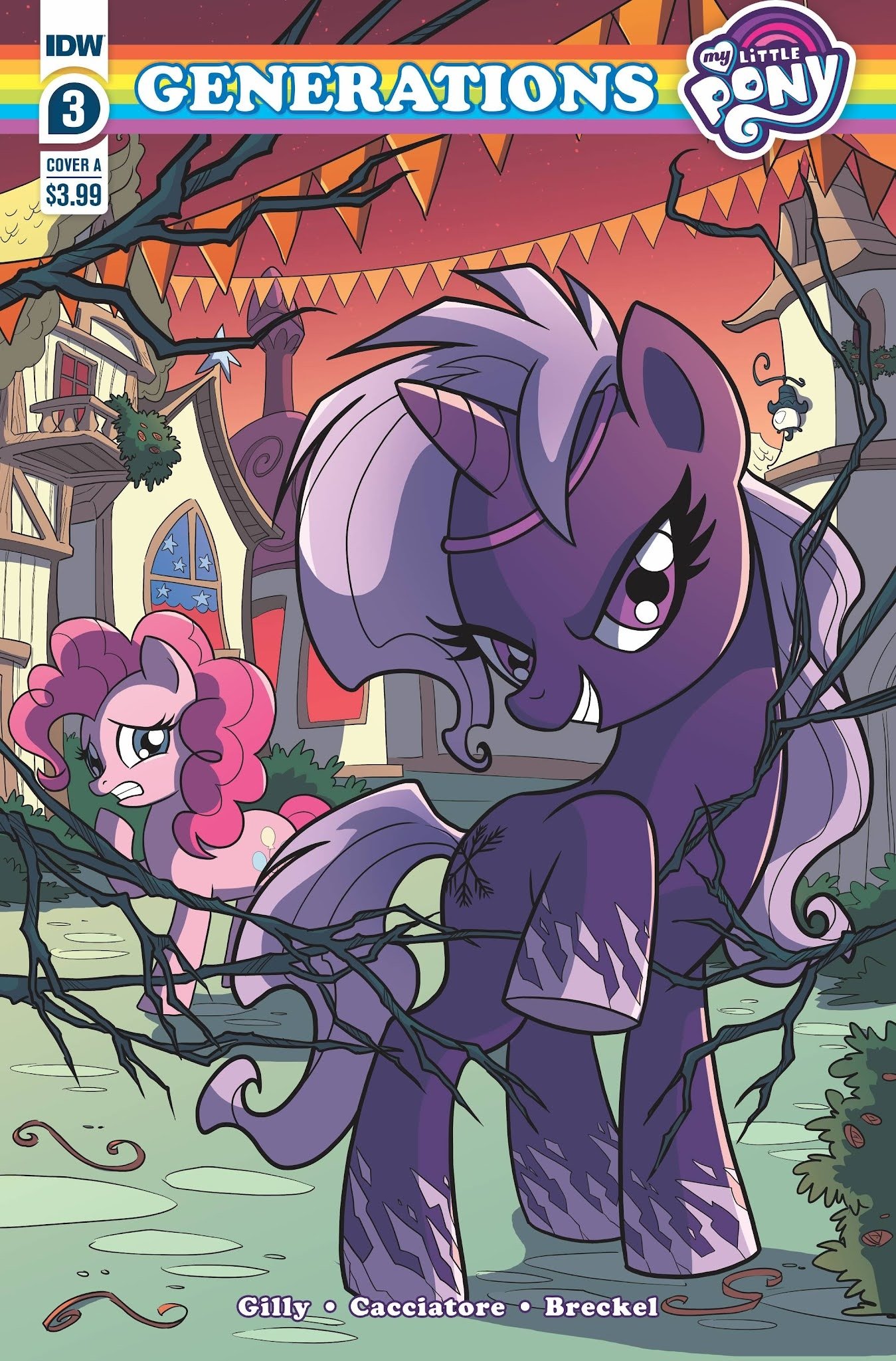Download IDW Comics Pinkie Pie Violet Shiver (My Little Pony) Comic My Little Pony: Generations Art