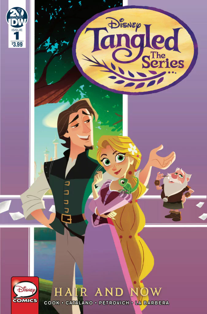 IDW Comics Pascal (Tangled) Rapunzel Eugene Fitzherbert Comic Tangled: The Series Image