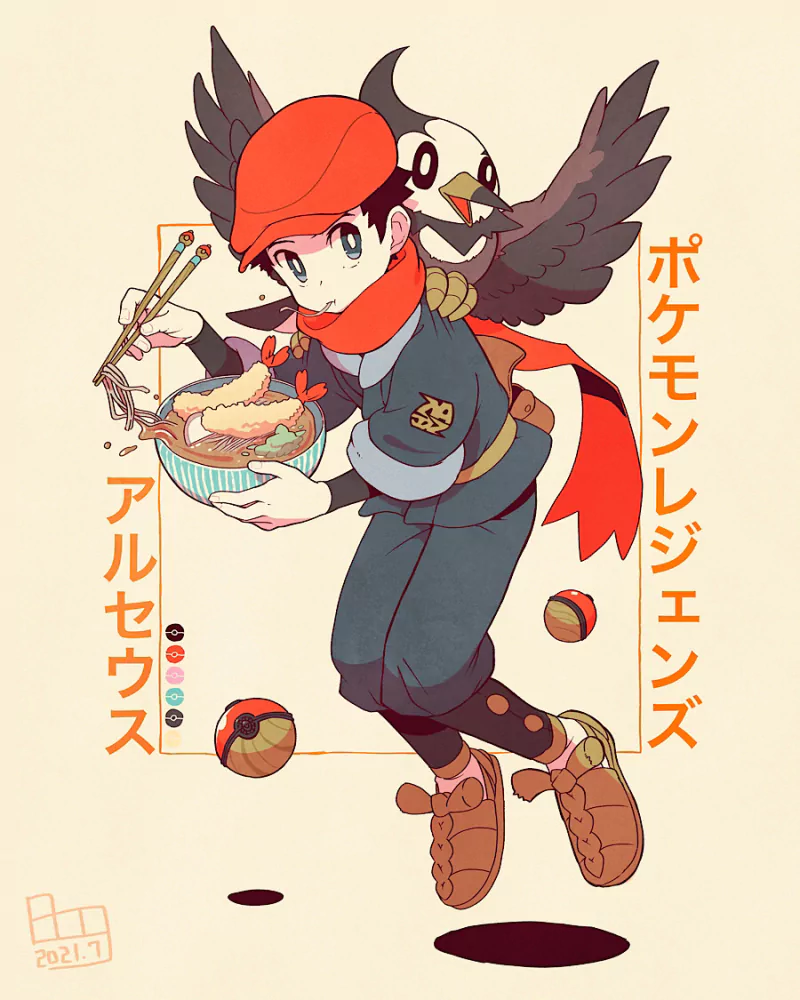 Starly (Pokémon) Rei (Pokémon) video game Pokémon Legends: Arceus Image