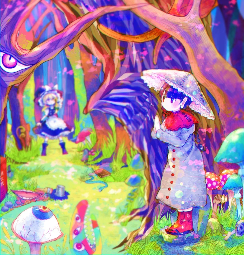 Narumi Yatadera Marisa Kirisame Anime Touhou Image