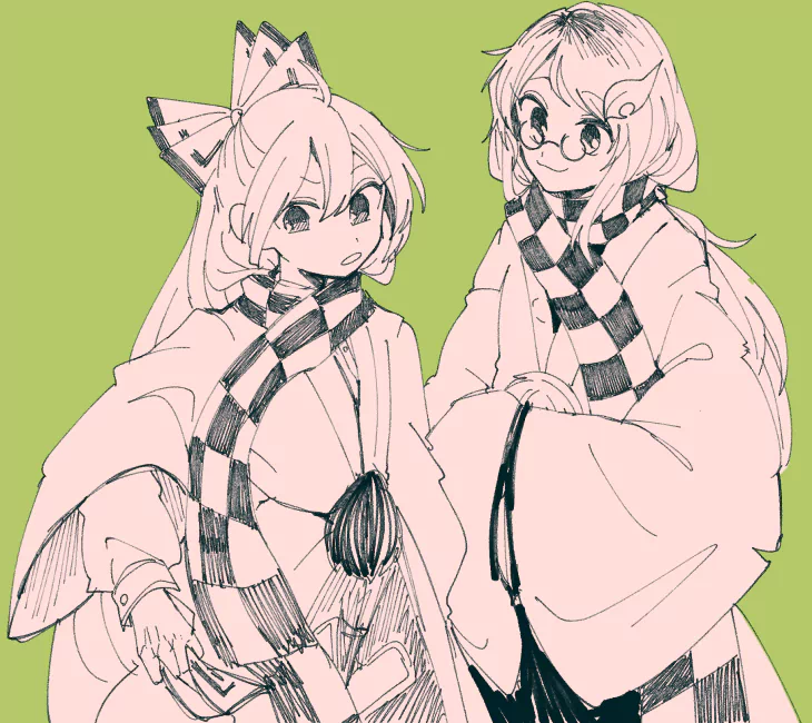Fujiwara no Mokou Mamizou Futatsuiwa Anime Touhou Image