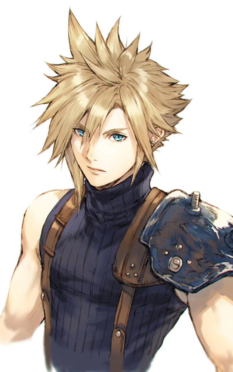 Cloud Strife video game Final Fantasy VII Remake Image
