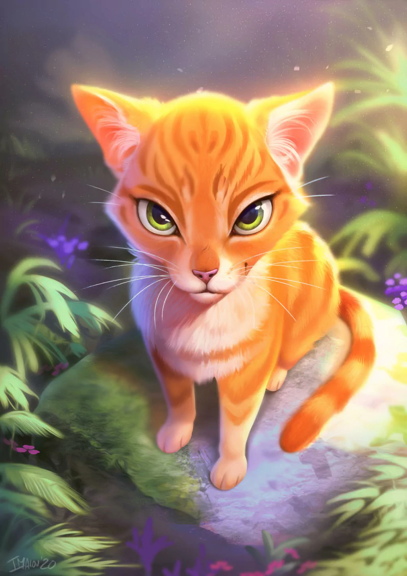Firestar (Warrior Cats) fantasy cat Image