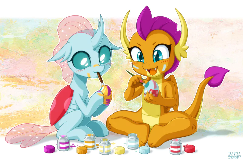 Ocellus (My Little Pony) Smolder (My Little Pony) TV Show My Little Pony: Friendship Is Magic Image
