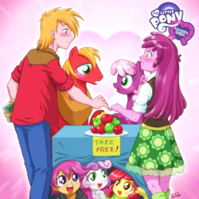 Scootaloo (My Little Pony) Sweetie Belle Apple Bloom Cheerilee (My Little Pony) Big Macintosh movie My Little Pony: Equestria Girls Image