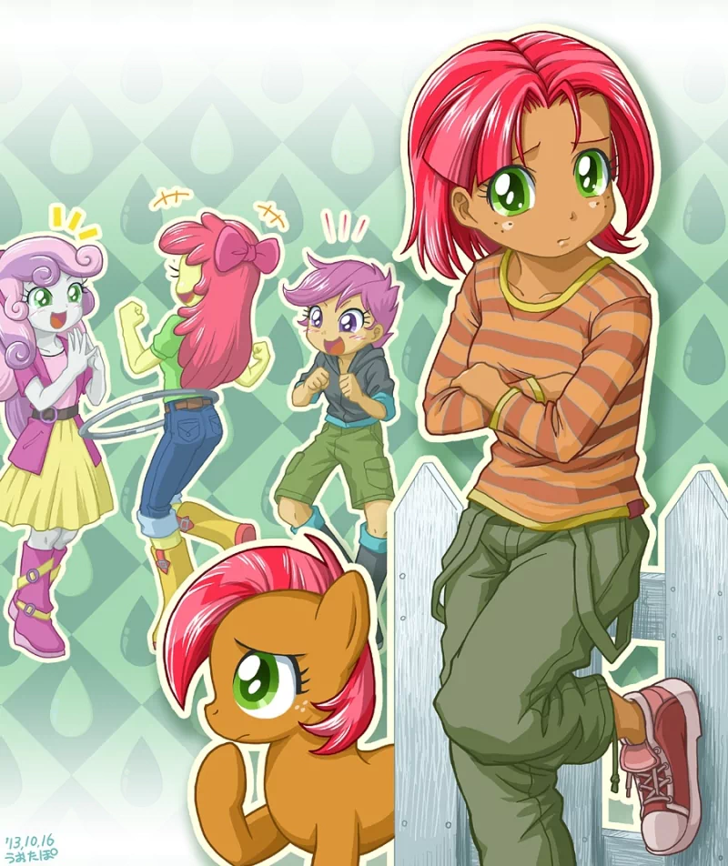 Scootaloo (My Little Pony) Apple Bloom Sweetie Belle Babs Seed movie My Little Pony: Equestria Girls Image