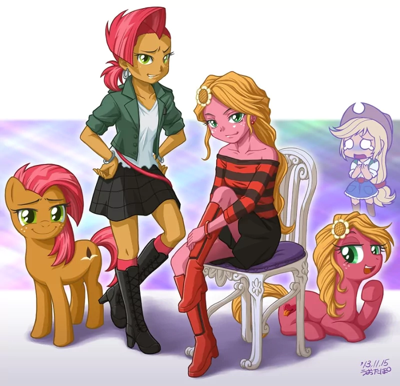 Applejack (My Little Pony) Sunflower (My Little Pony) Babs Seed movie My Little Pony: Equestria Girls Image