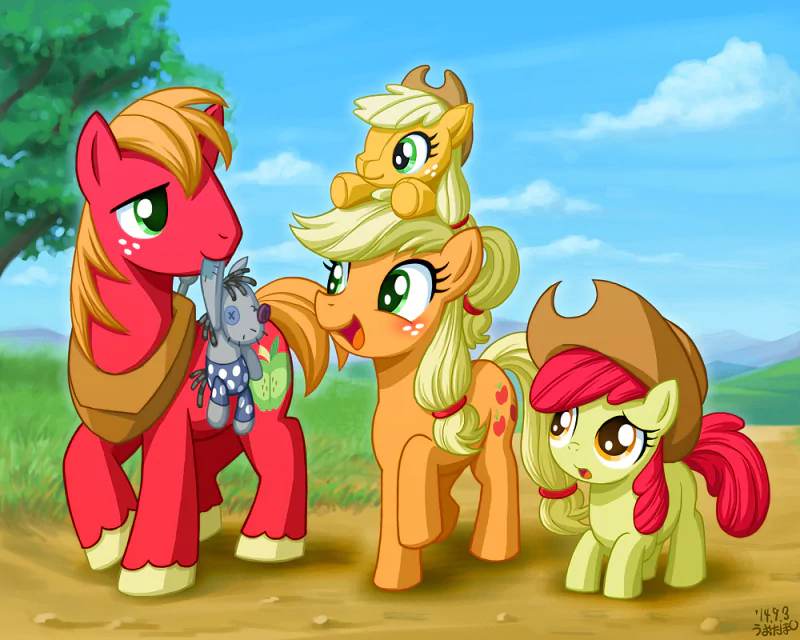 Apple Bloom Applejack (My Little Pony) Big Macintosh TV Show My Little Pony: Friendship Is Magic Image