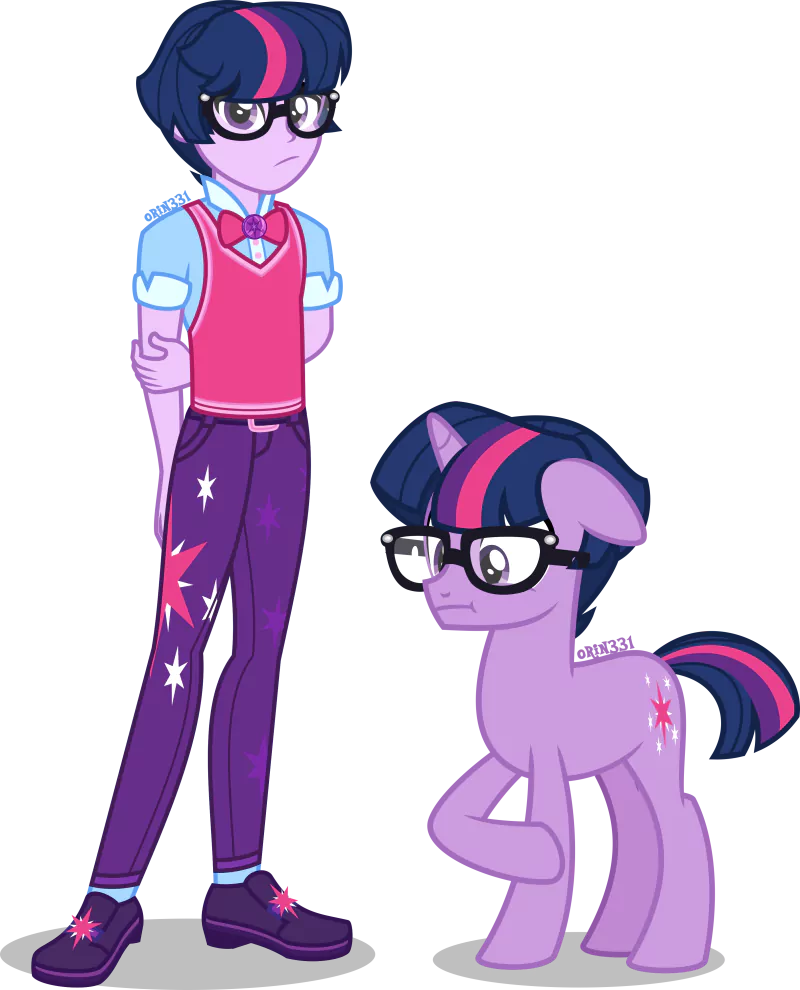 genderbend Sci-Dusk (My Little Pony) TV Show My Little Pony: Equestria Girls Image
