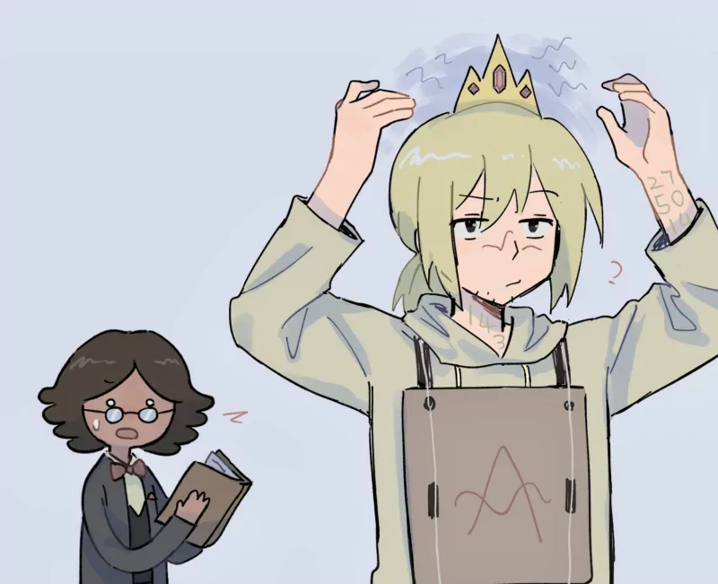 Ice King (Adventure Time) Adventure Time Infinity Train Simon Laurent (Infinity Train) TV Show crossover Image