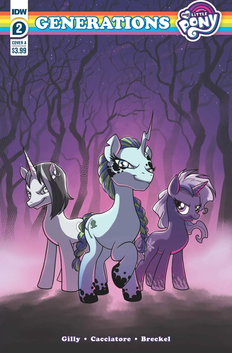 IDW Comics Black Belle (My Little Pony) Shadow Storm (My Little Pony) Violet Shiver (My Little Pony) Comic My Little Pony: Generations Image