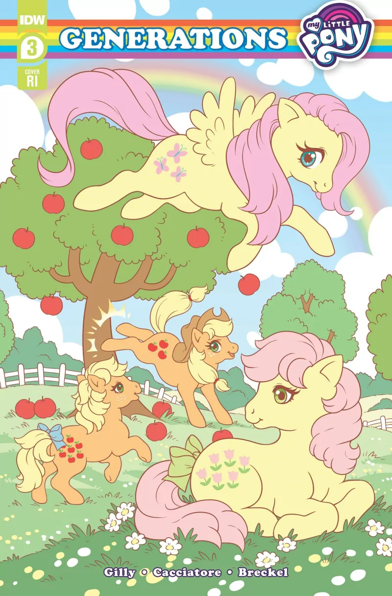 IDW Comics Posey (My Little Pony) Applejack (My Little Pony) Fluttershy (My Little Pony) Comic My Little Pony: Generations Image