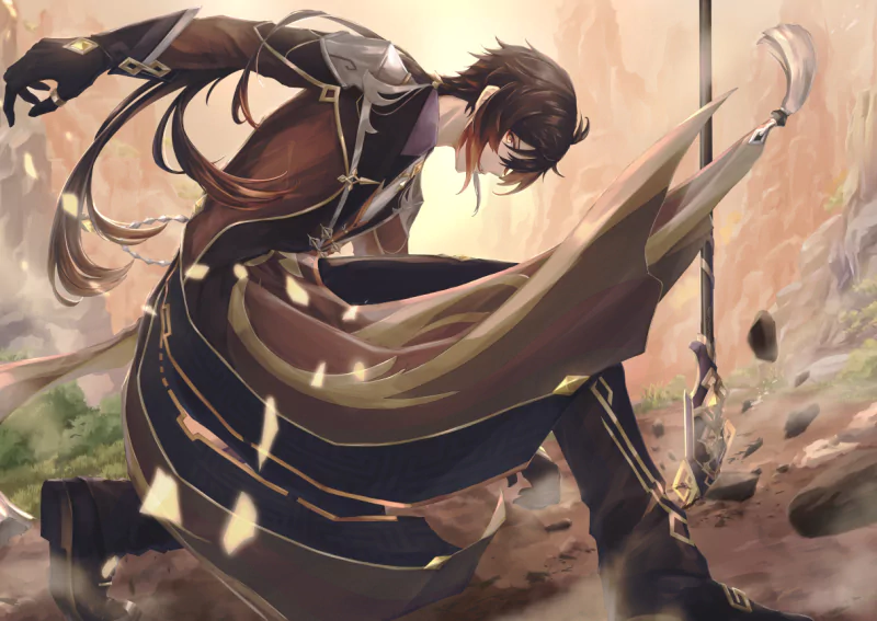 Zhongli (Genshin Impact) video game Genshin Impact Image