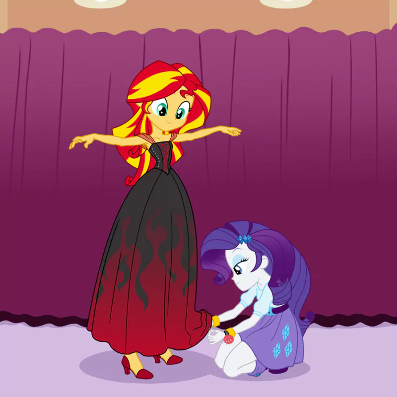 Rarity (My Little Pony) Sunset Shimmer TV Show My Little Pony: Equestria Girls Image